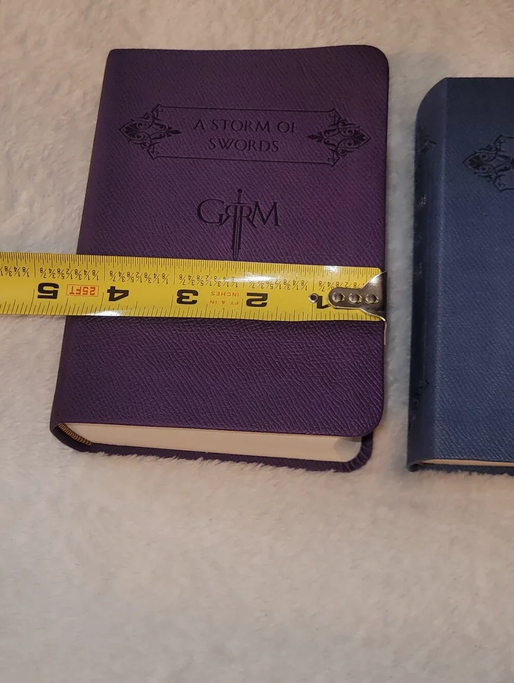 A Storm of Swords Purple Leather-bound Mini Book,  GRRM